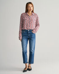 Camisa Relaxed Fit con estampado geométrico