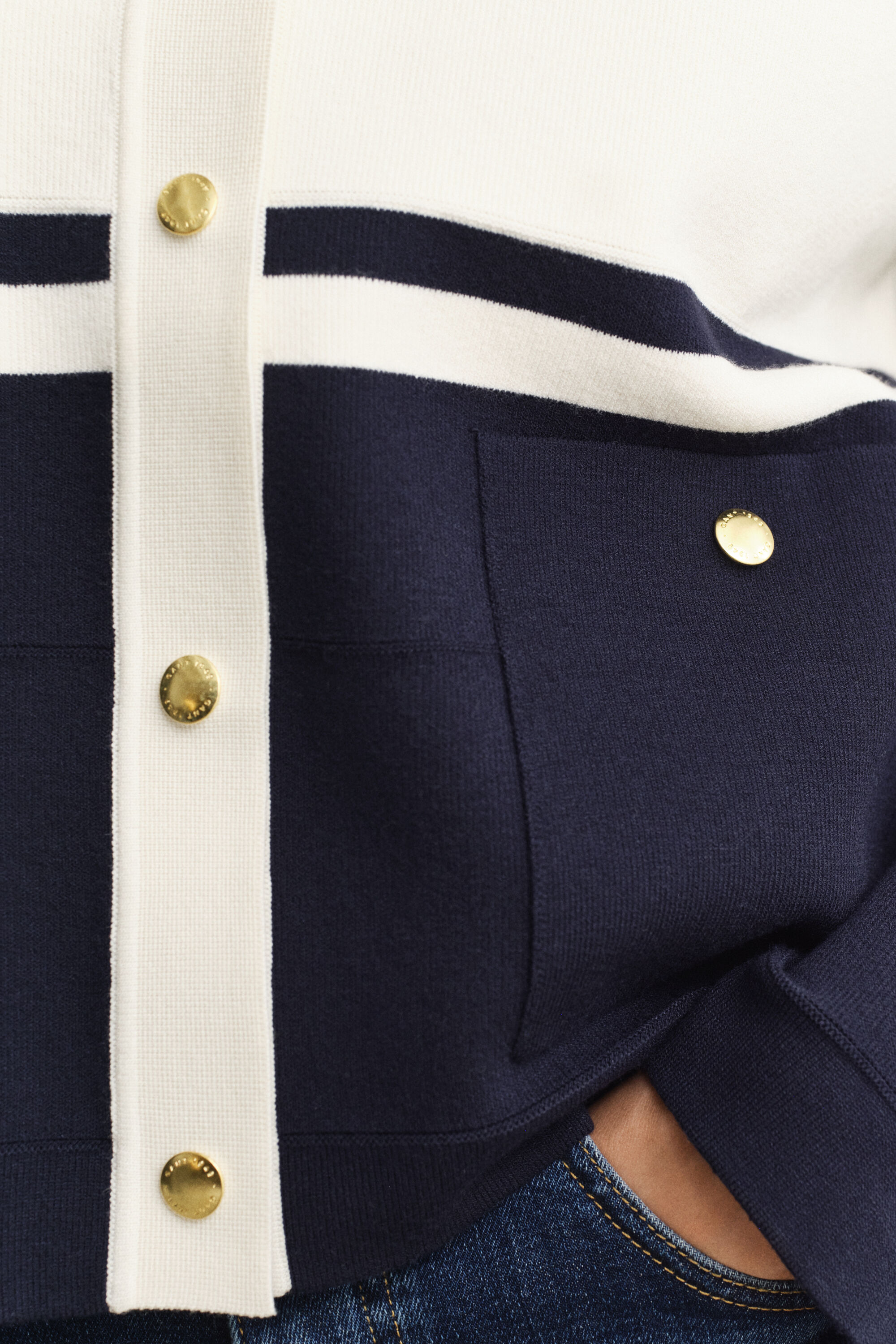 Cárdigan Color Blocked