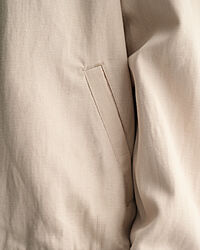 Cazadora bomber en mezcla de lino