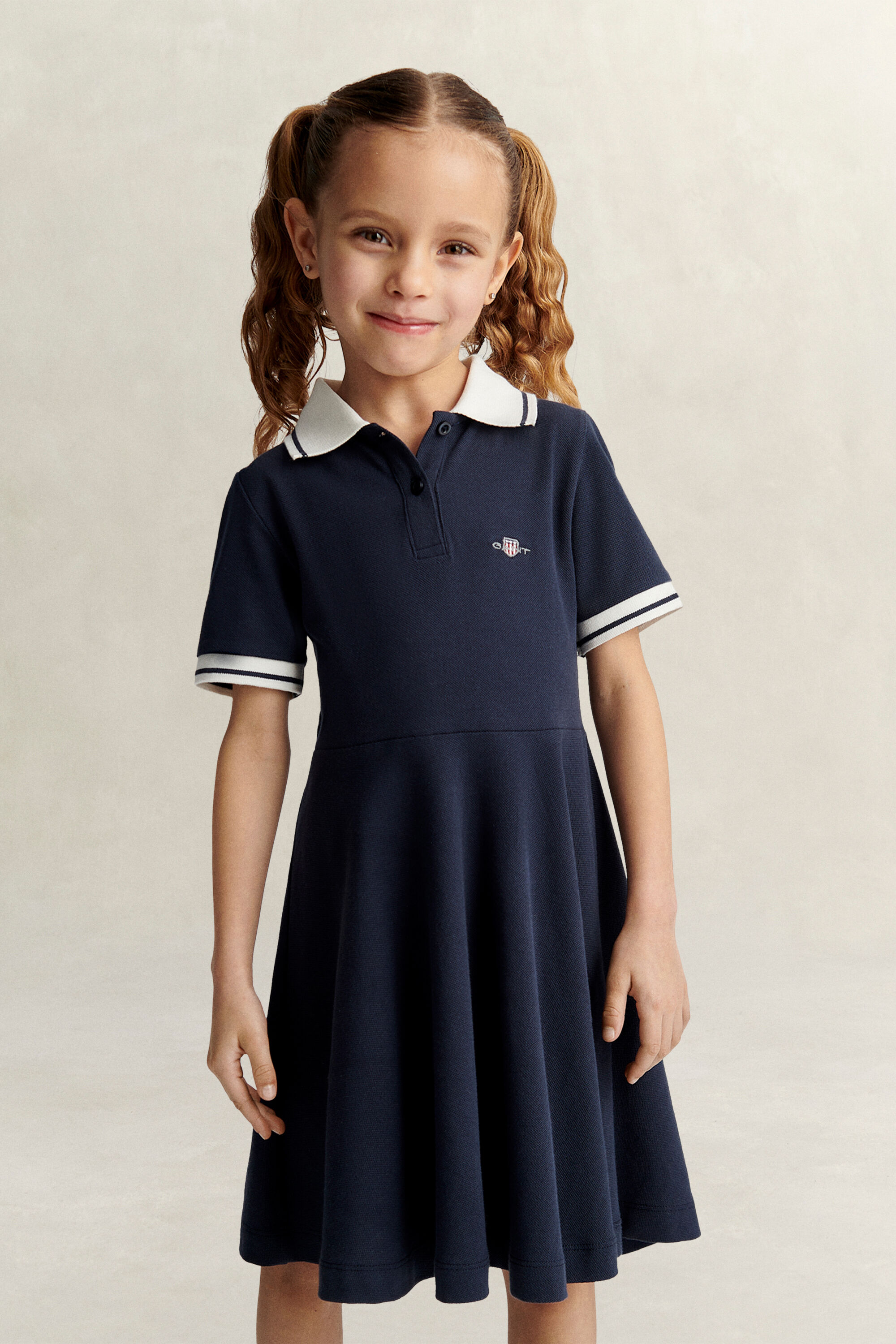 Vestido tipo polo Shield Girls