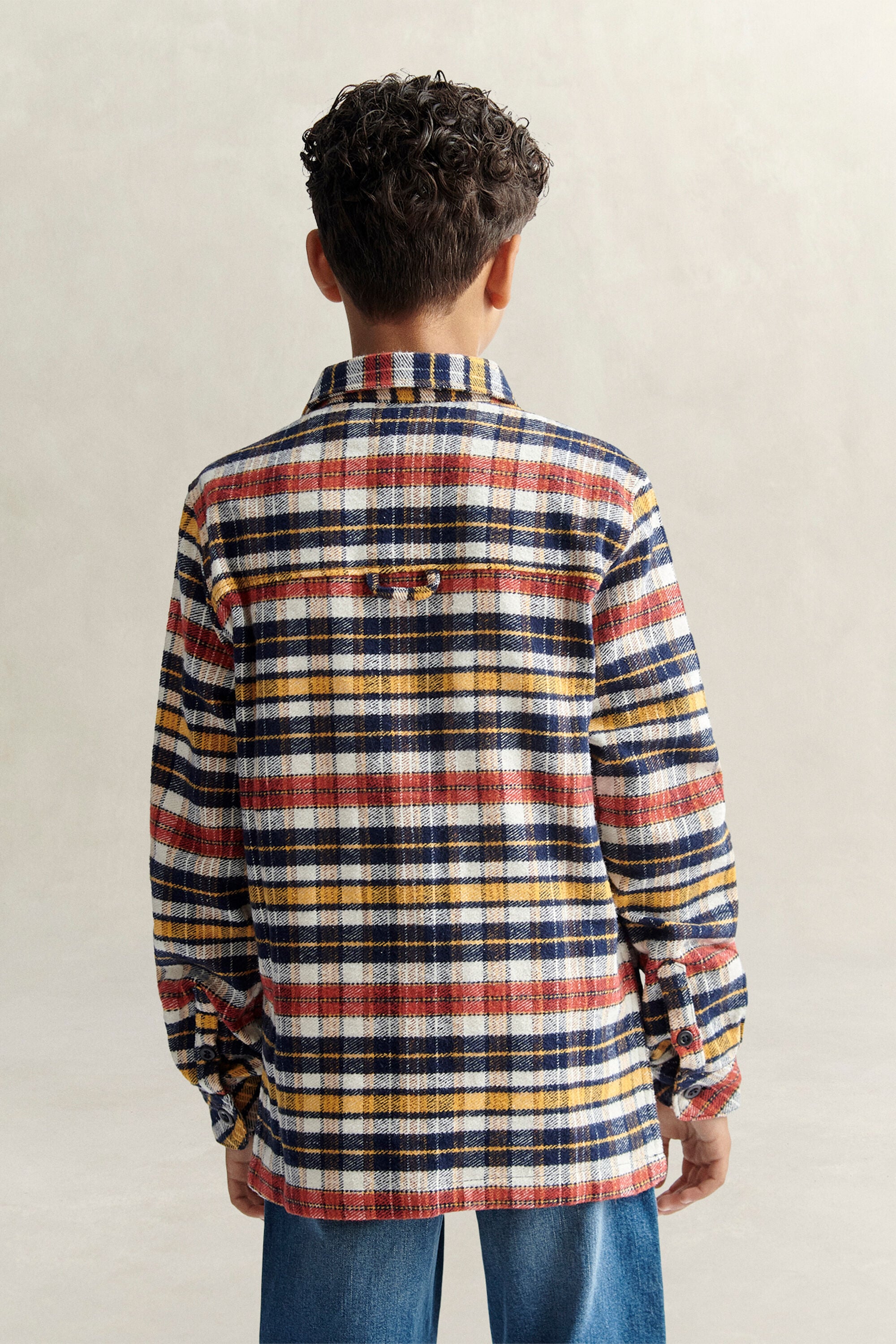 Sobrecamisa de cuadros Teen Boys