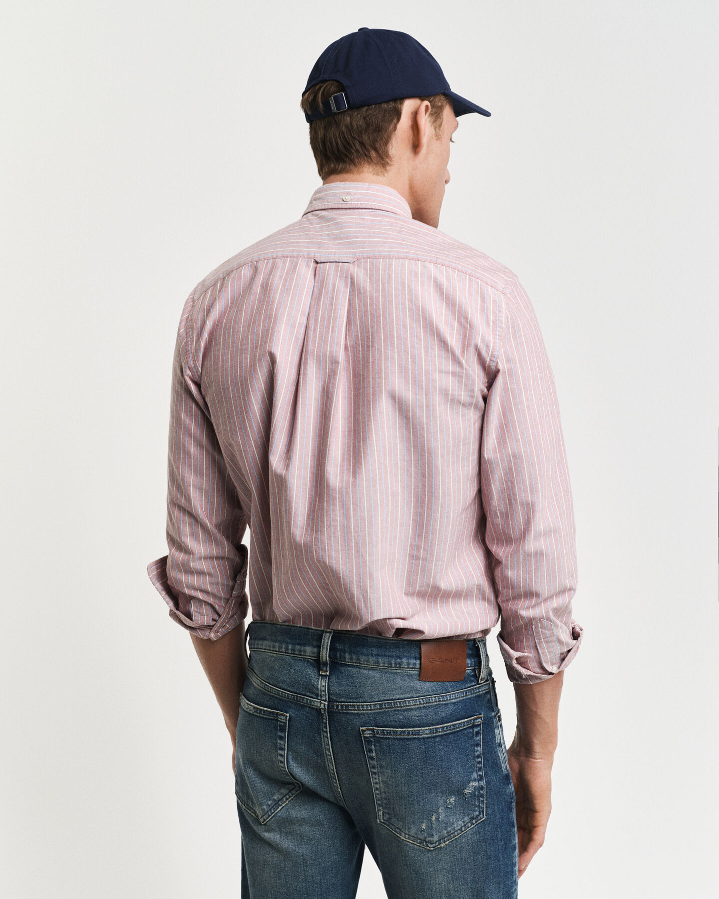Camisa Oxford cl&aacute;sica Regular Fit a rayas