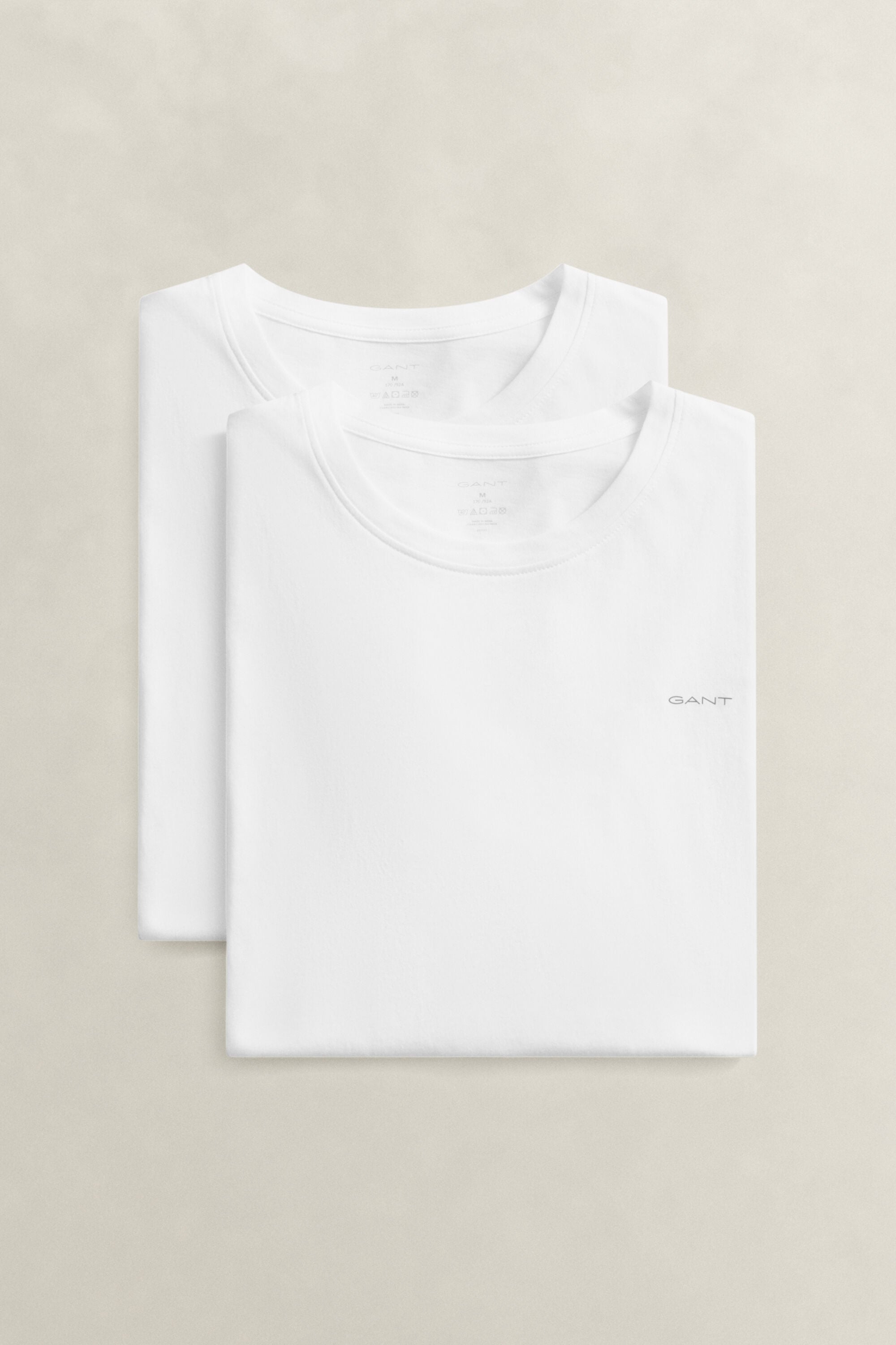 Paquete de dos camisetas de cuello redondo