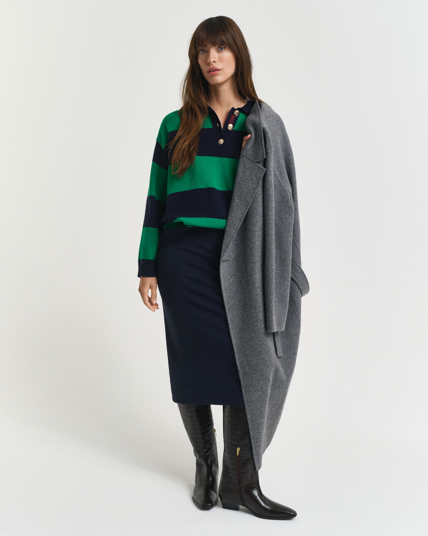 Rugger de punto a rayas