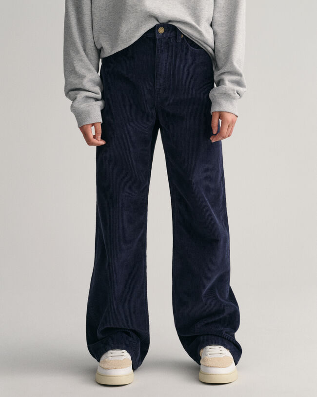 Pantalones de pana y pernera ancha Teen Girls