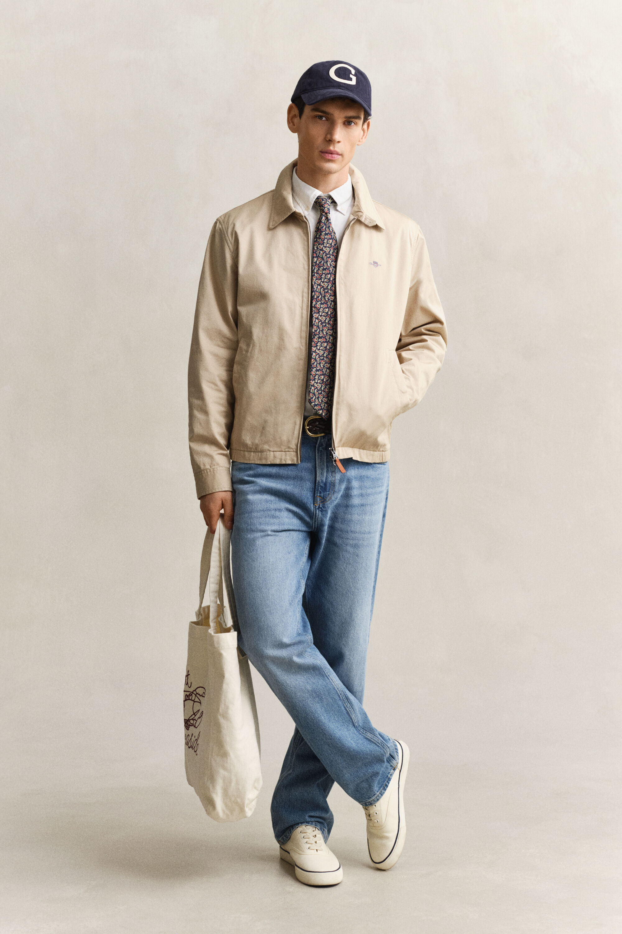 Chaqueta Windcheater de algodón