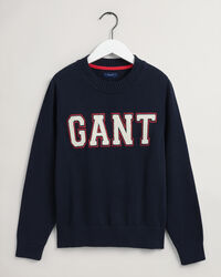 Jersey de cuello redondo en algod&oacute;n Logo