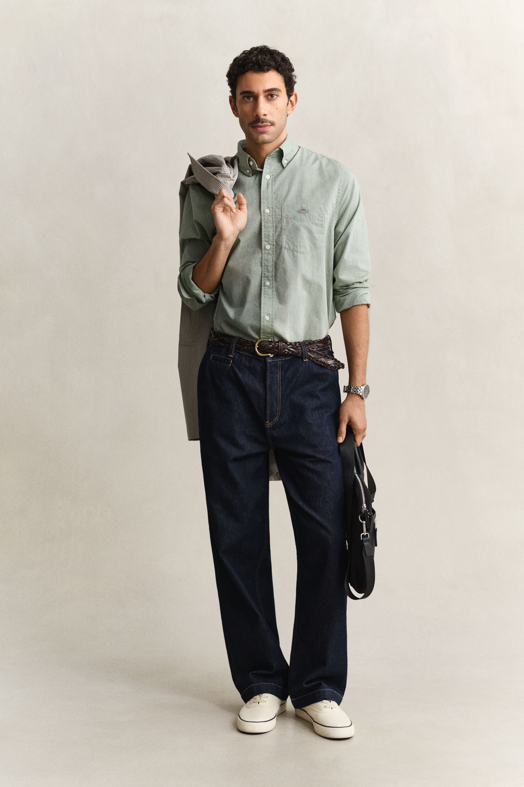 Camisa Regular Fit clásica de popelina