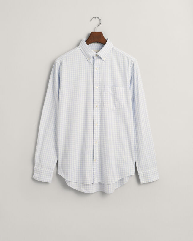 Camisa Regular Fit Jaspé Yarn a cuadros Vichy