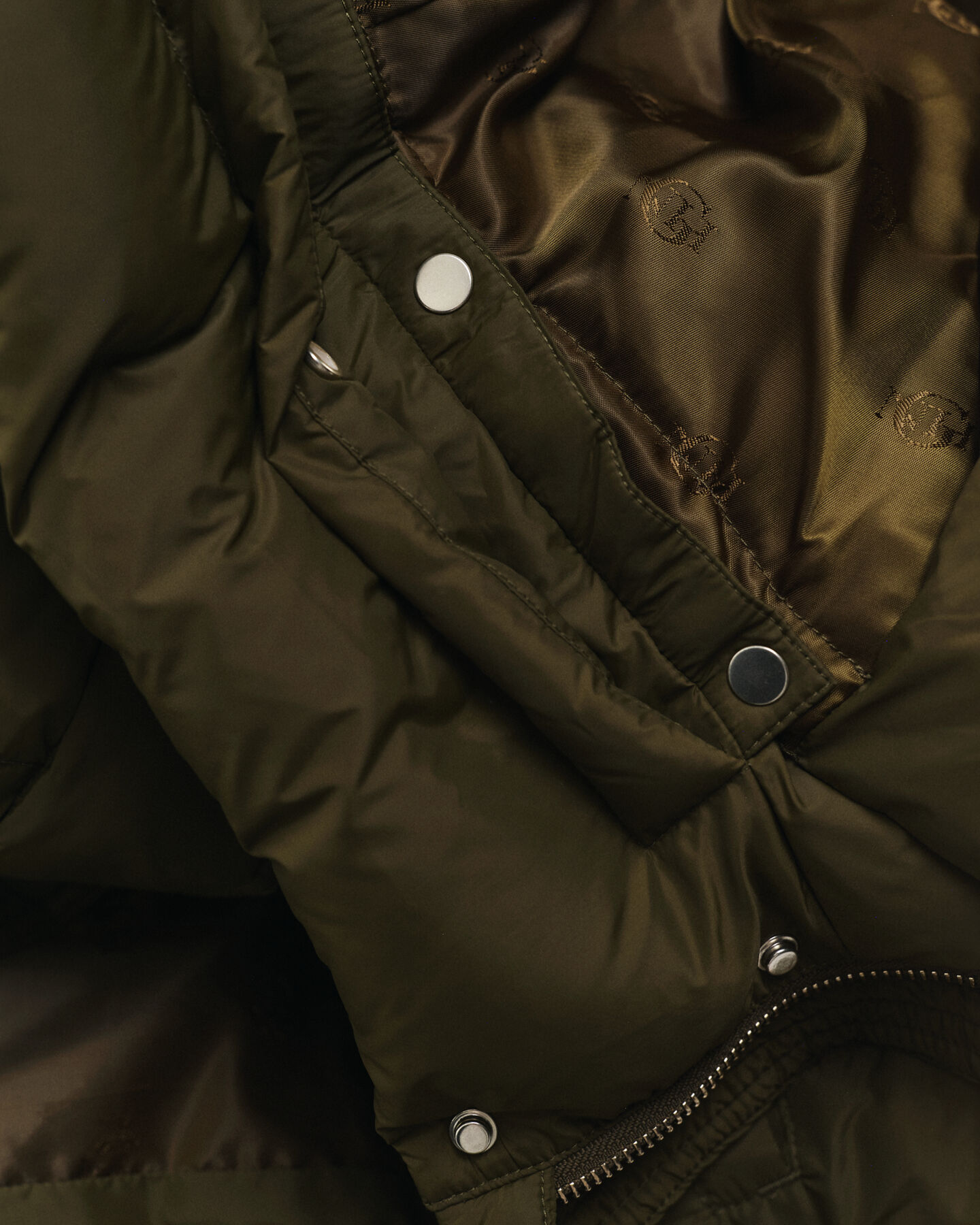 Abrigo de plumón de largo completo