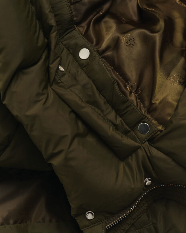 Abrigo de plumón de largo completo