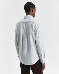 Camisa Oxford clásica Regular Fit de rayas finas