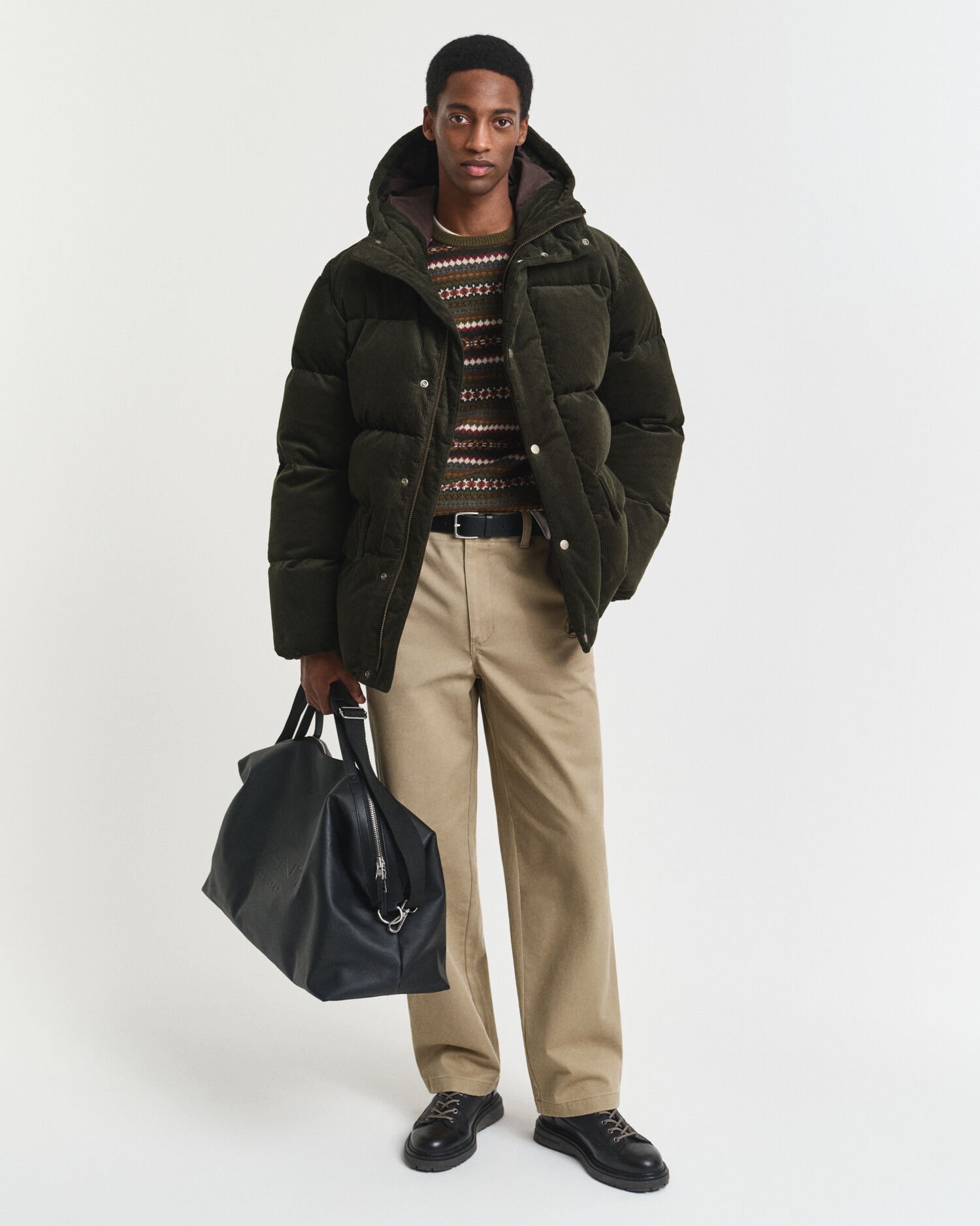 Jersey de cuello redondo con diseño Fair Isle