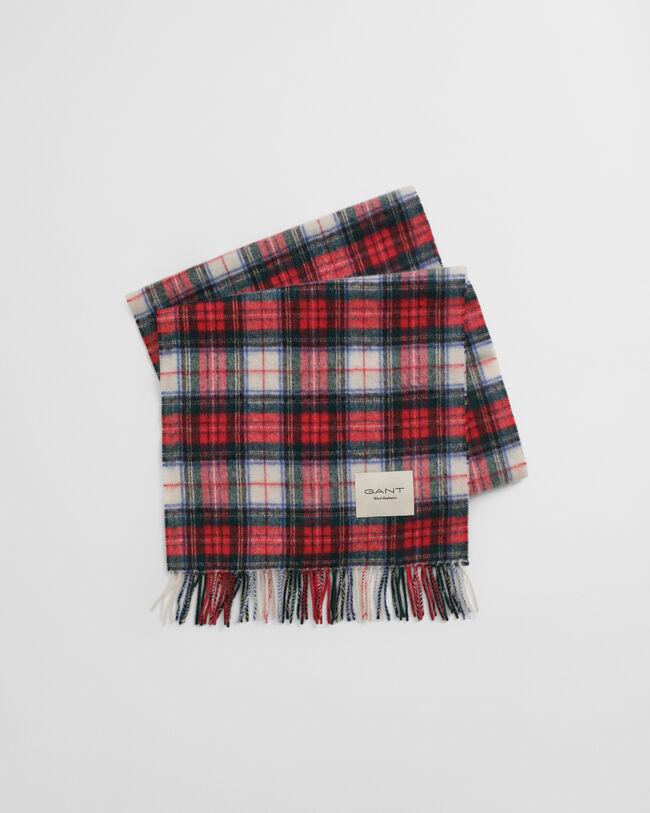 Bufanda de mezcla de cachemir con diseño de tela escocesa