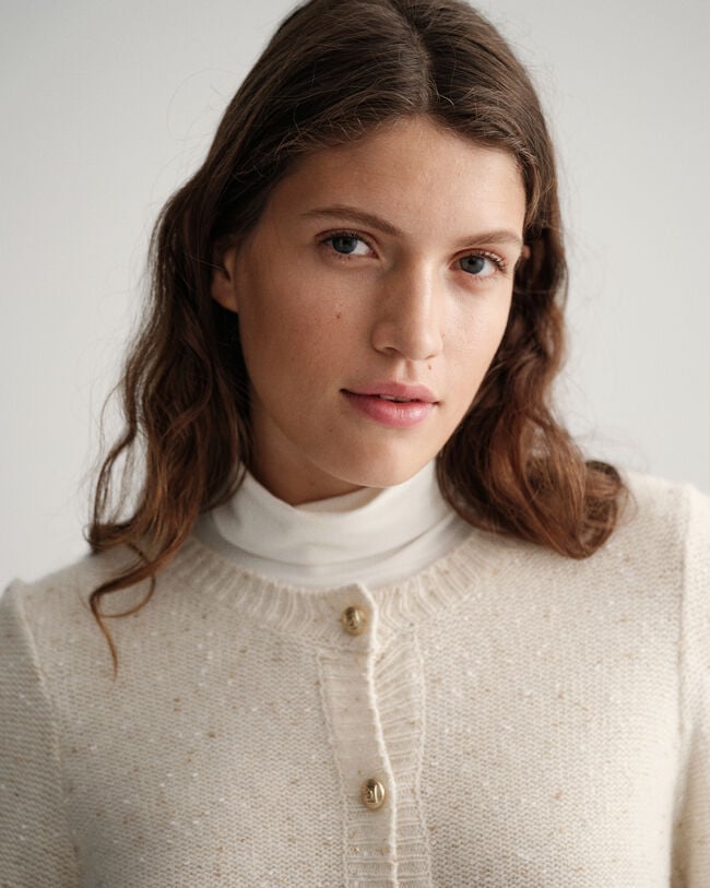 C&aacute;rdigan de cuello redondo Sparkling