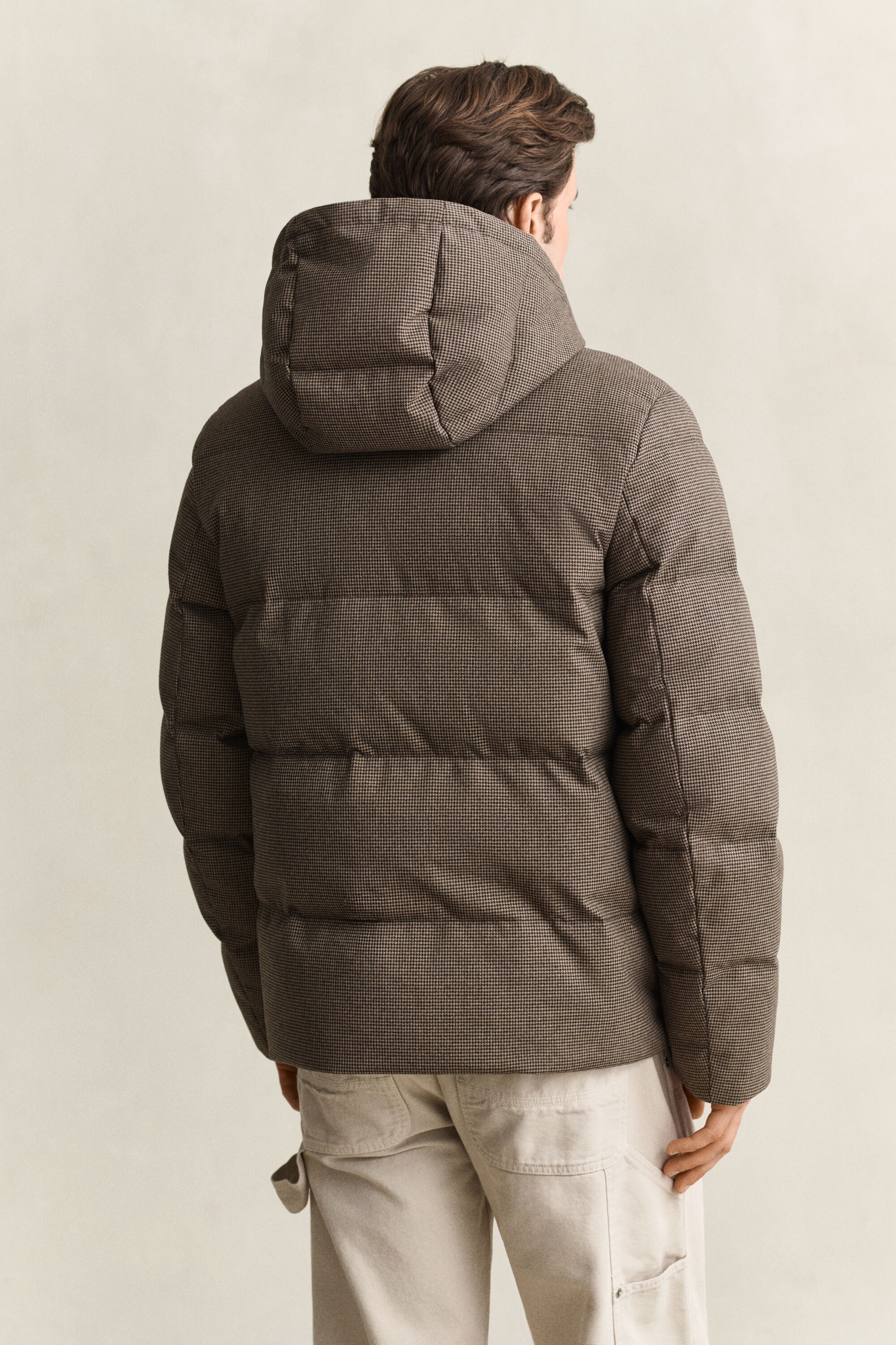 Chaqueta de franela y plumón