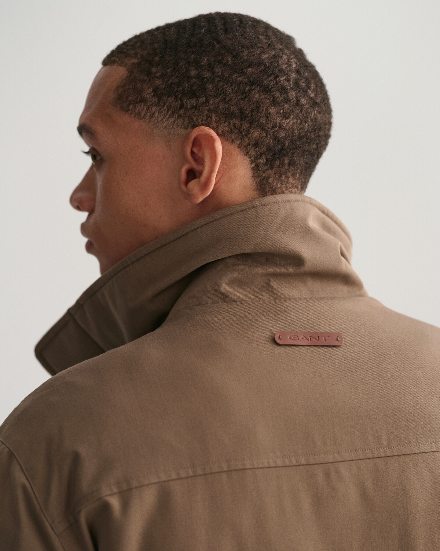 Cazadora militar de franela acolchada