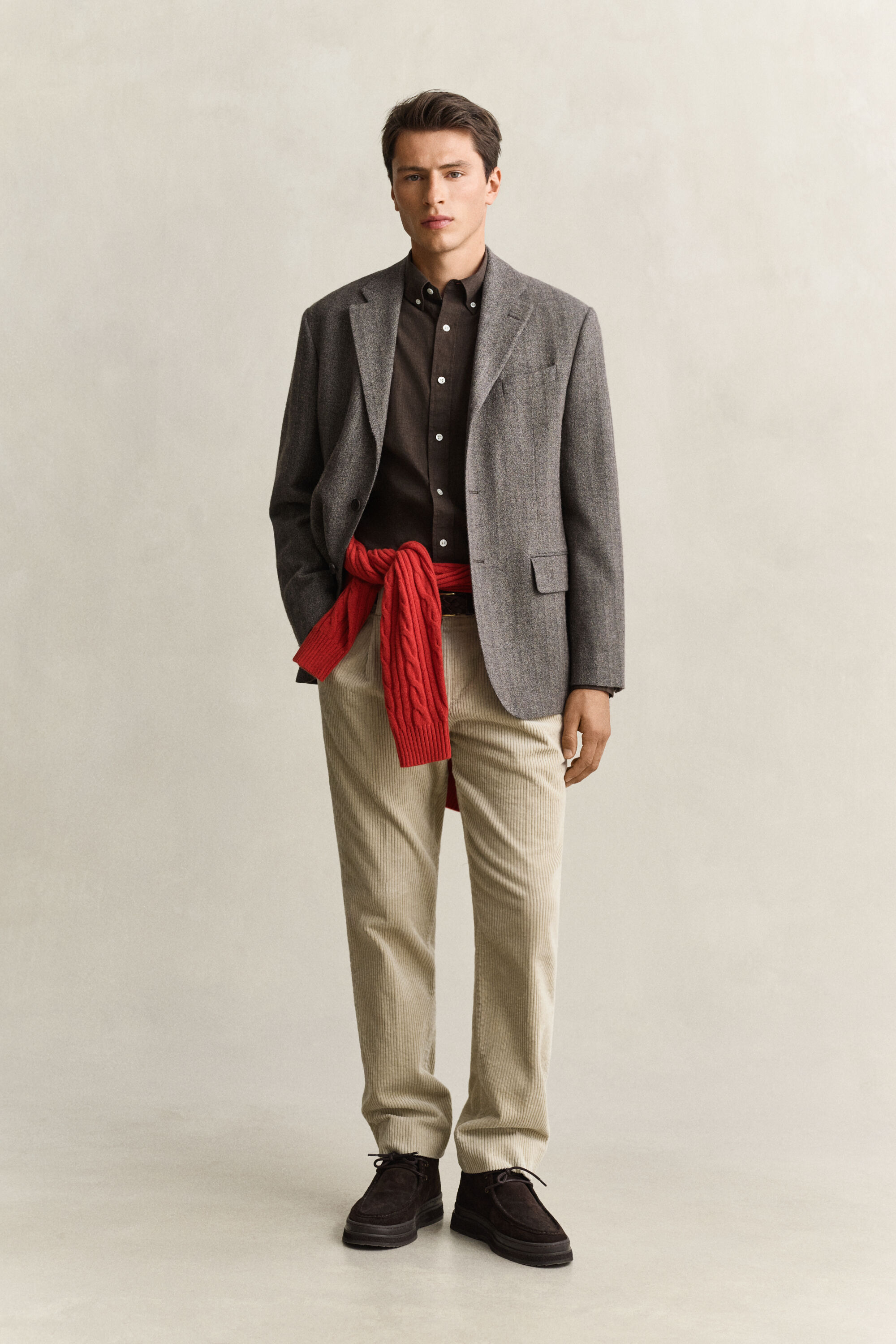 Camisa de algodón y cachemir