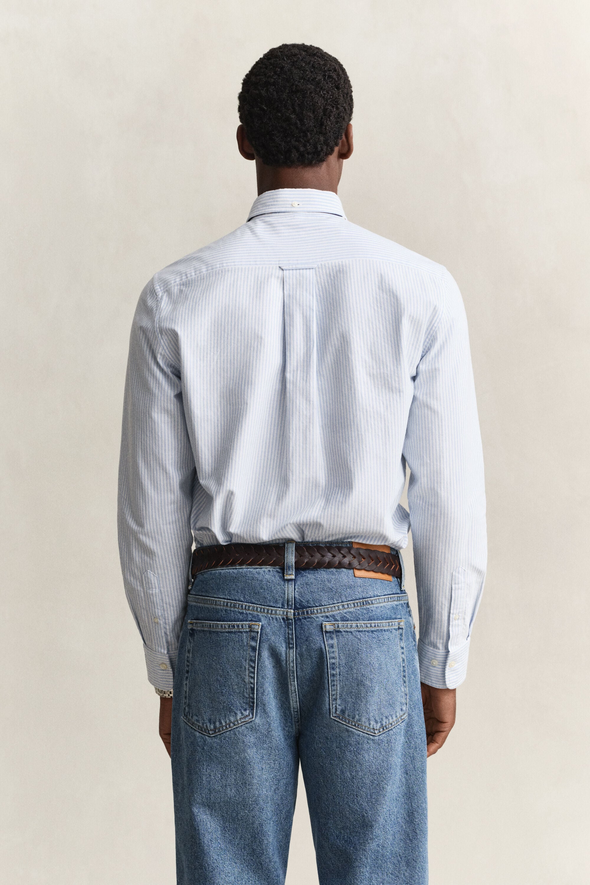 Camisa Oxford Regular Fit clásica de rayas