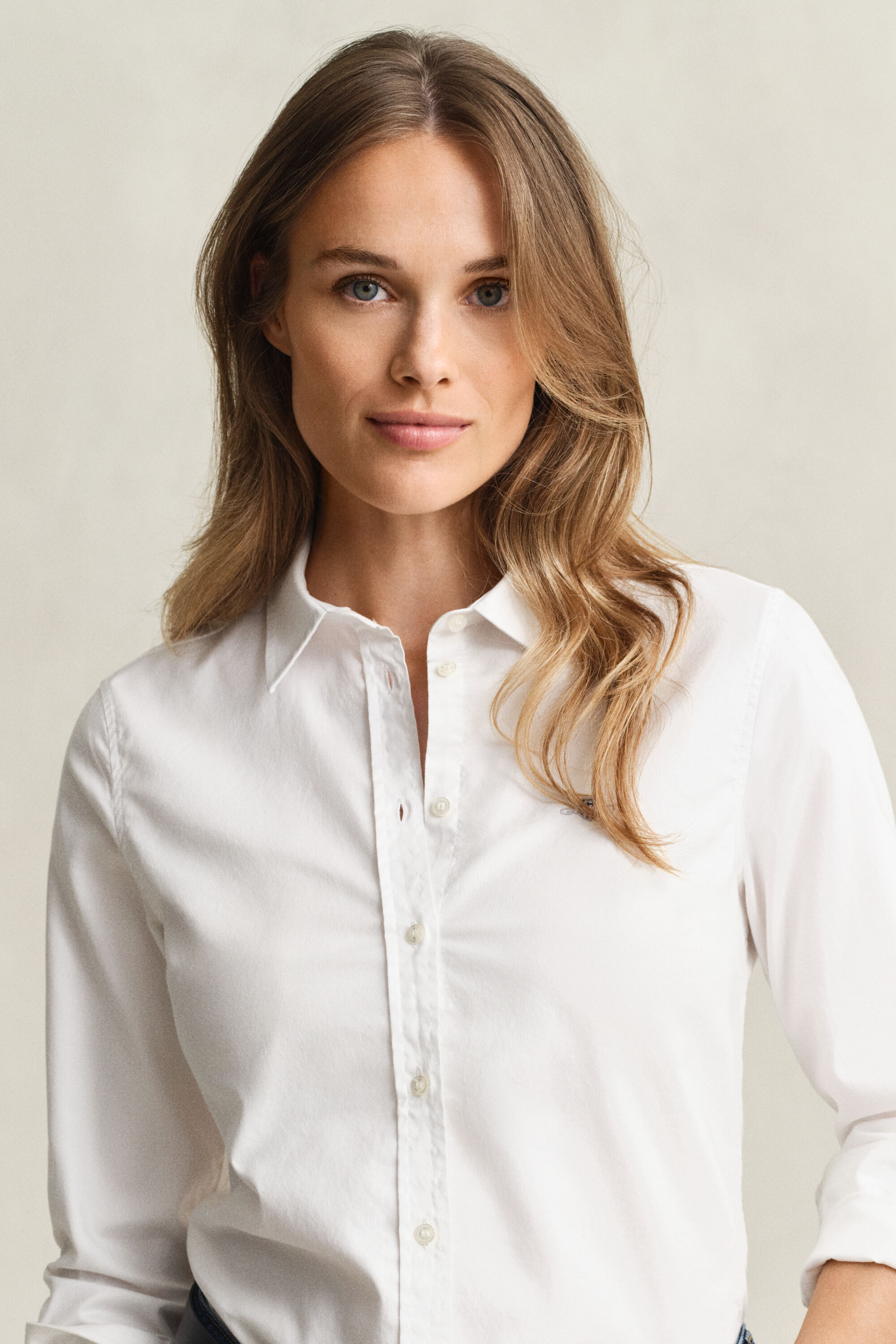 Camisa Oxford elástica