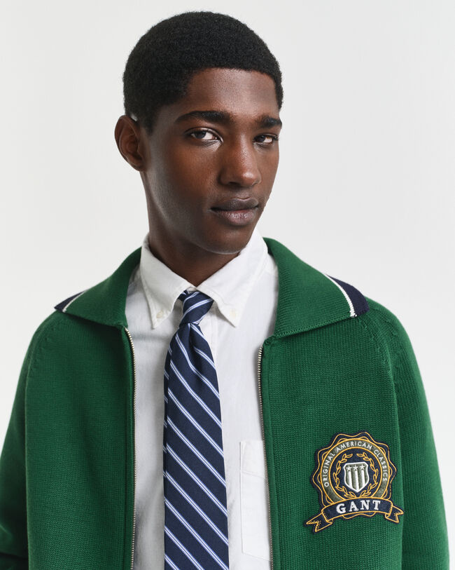 Cárdigan con cremallera y diseño GANT 1949