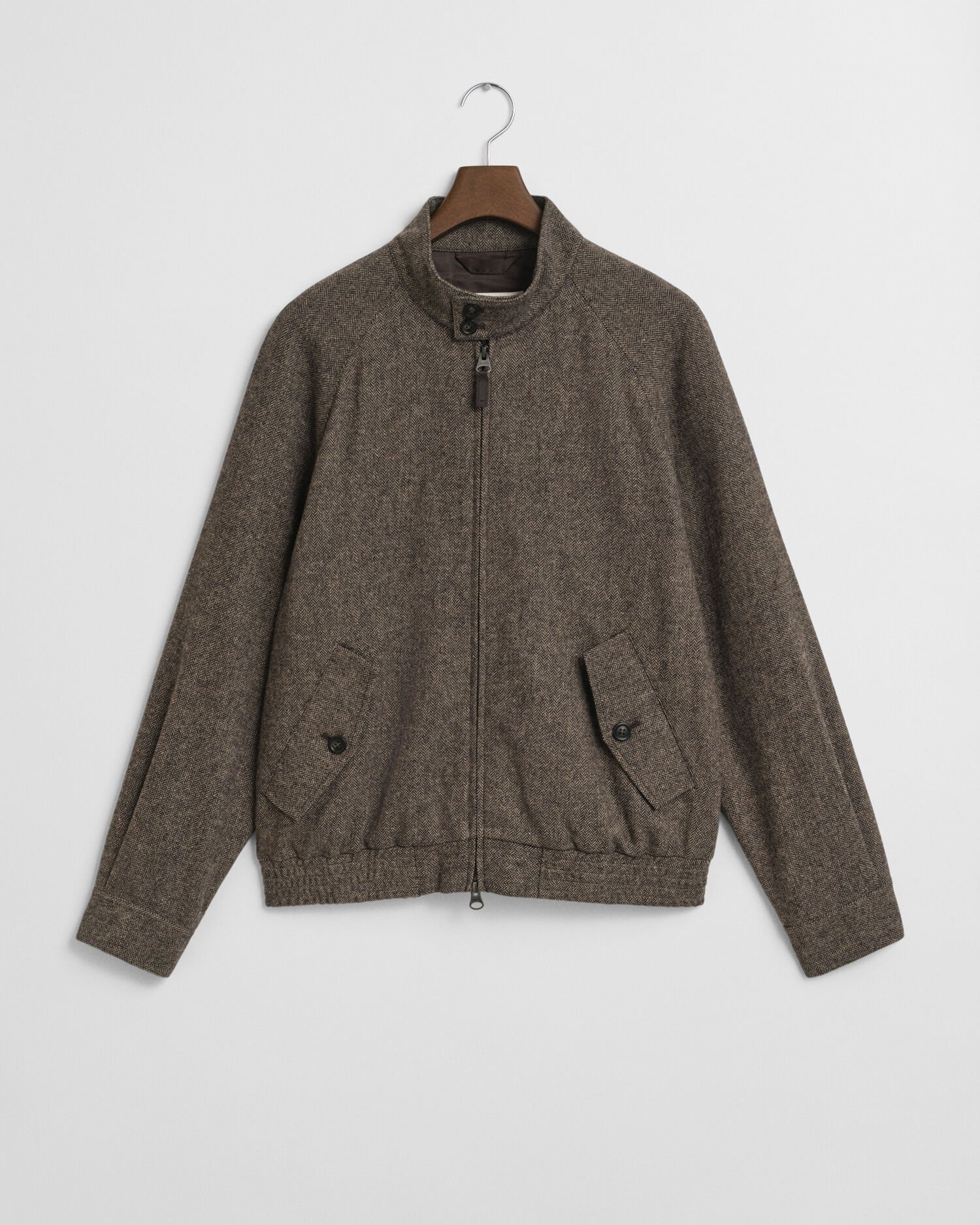 Cazadora Harrington en mezcla de lana