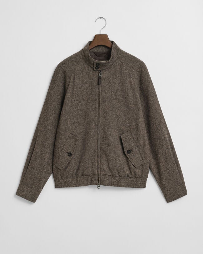 Cazadora Harrington en mezcla de lana