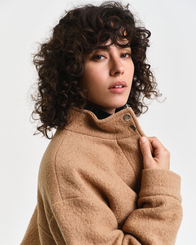 Cazadora Harrington de lana