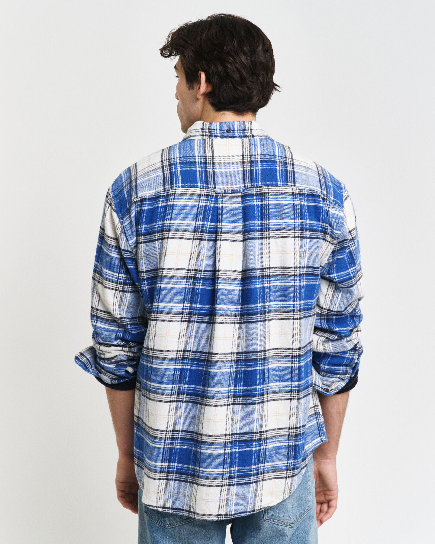 Camisa Relaxed Fit de franela a cuadros