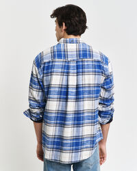 Camisa Relaxed Fit de franela a cuadros