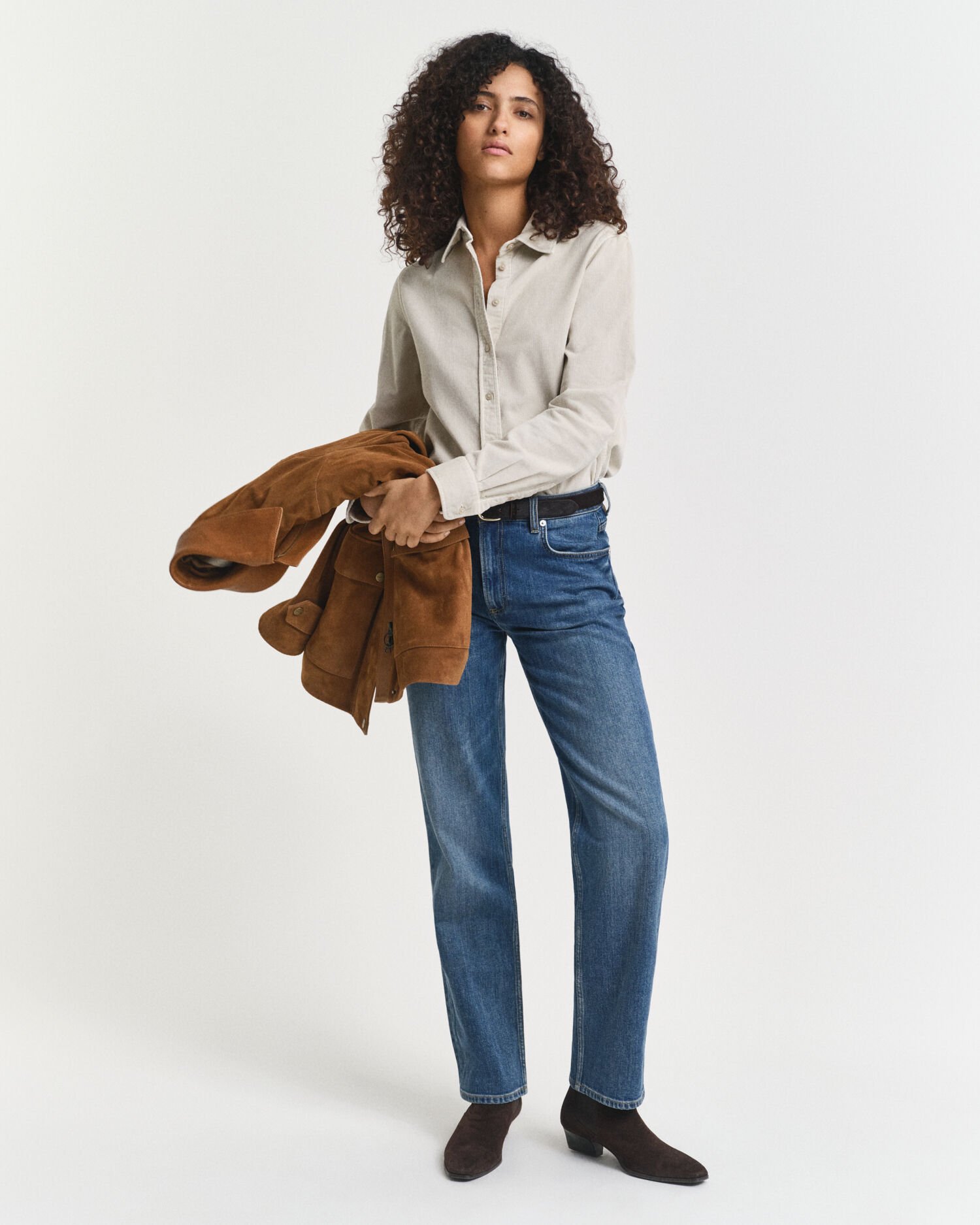 Camisa Regular Fit de pana