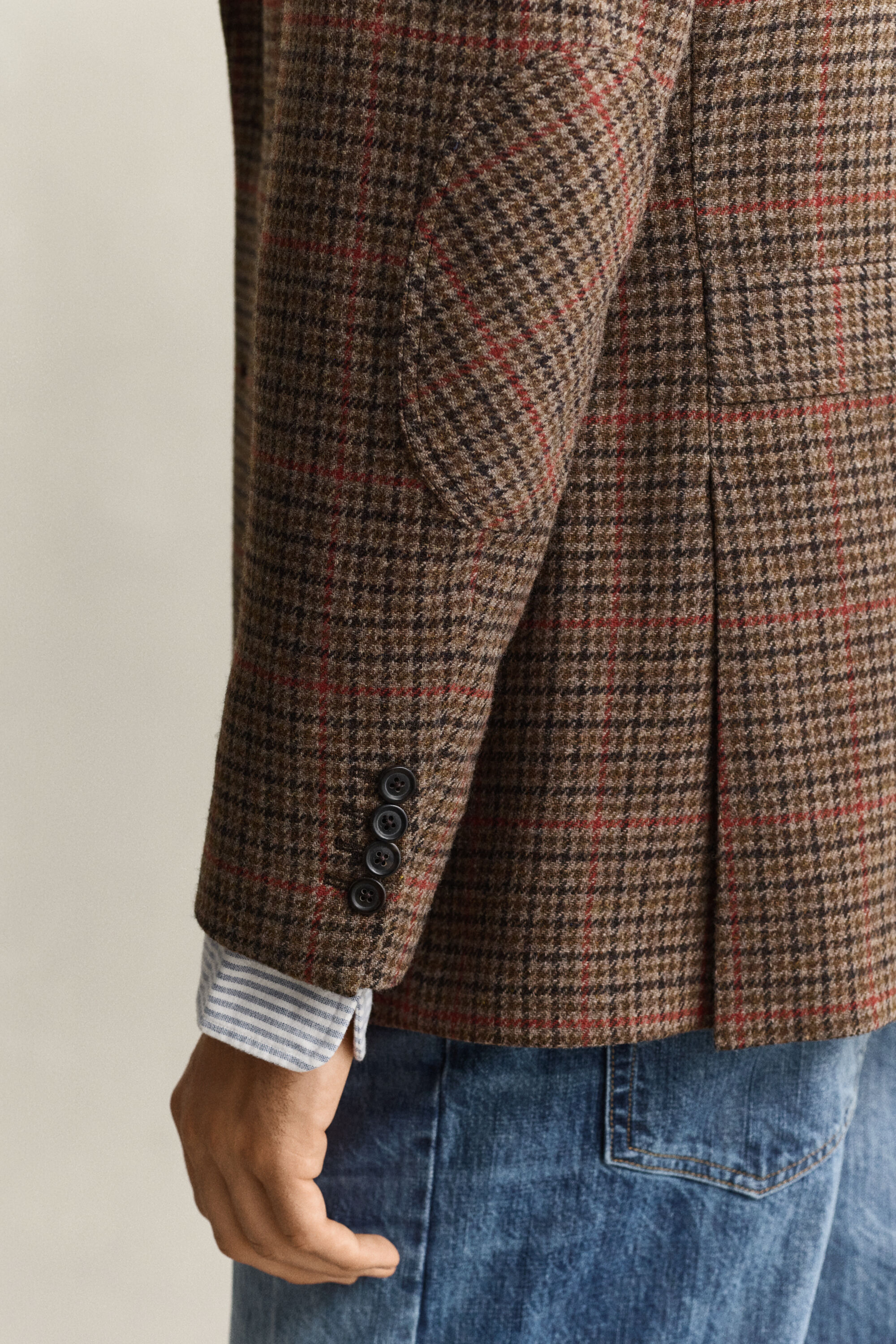 Chaqueta deportiva de tweed británico