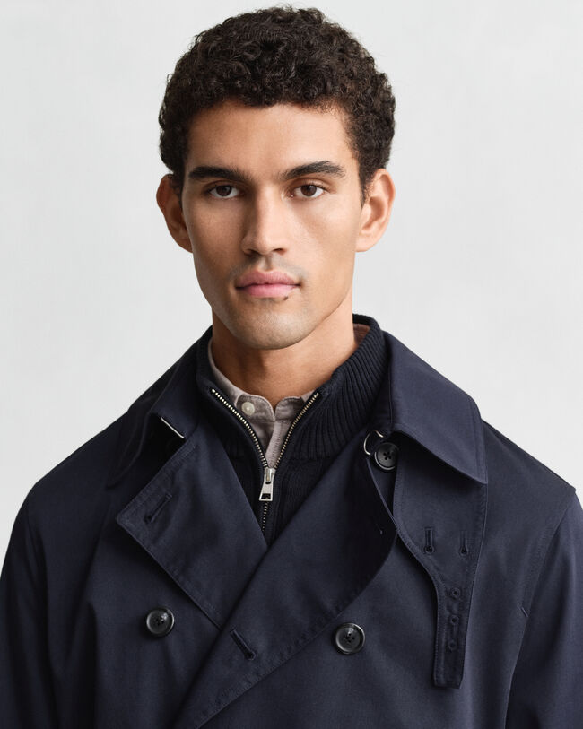 Gabardina en mezcla de algodón