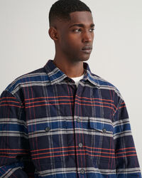 Sobrecamisa de franela acolchada