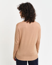 Jersey de cuello redondo en punto fino