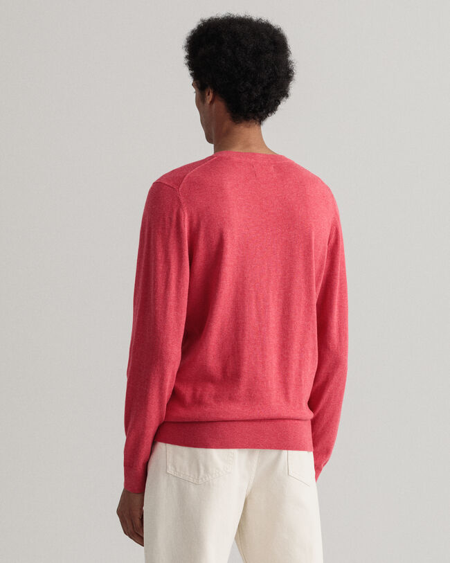 Jersey de cuello redondo en algod&oacute;n y cachemir