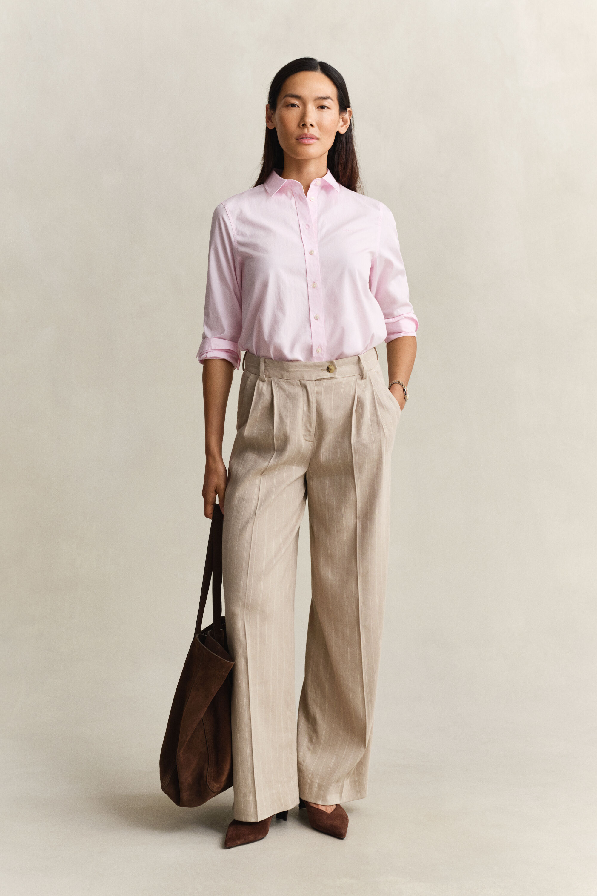 Camisa Regular Fit clásica de popelina