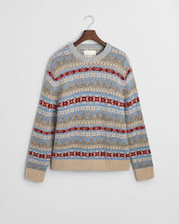 Jersey de cuello redondo Fair Isle