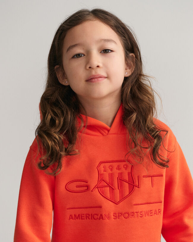 Sudadera con capucha Contrast Shield Kids