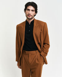 Jersey tipo polo de lana merino extrafina