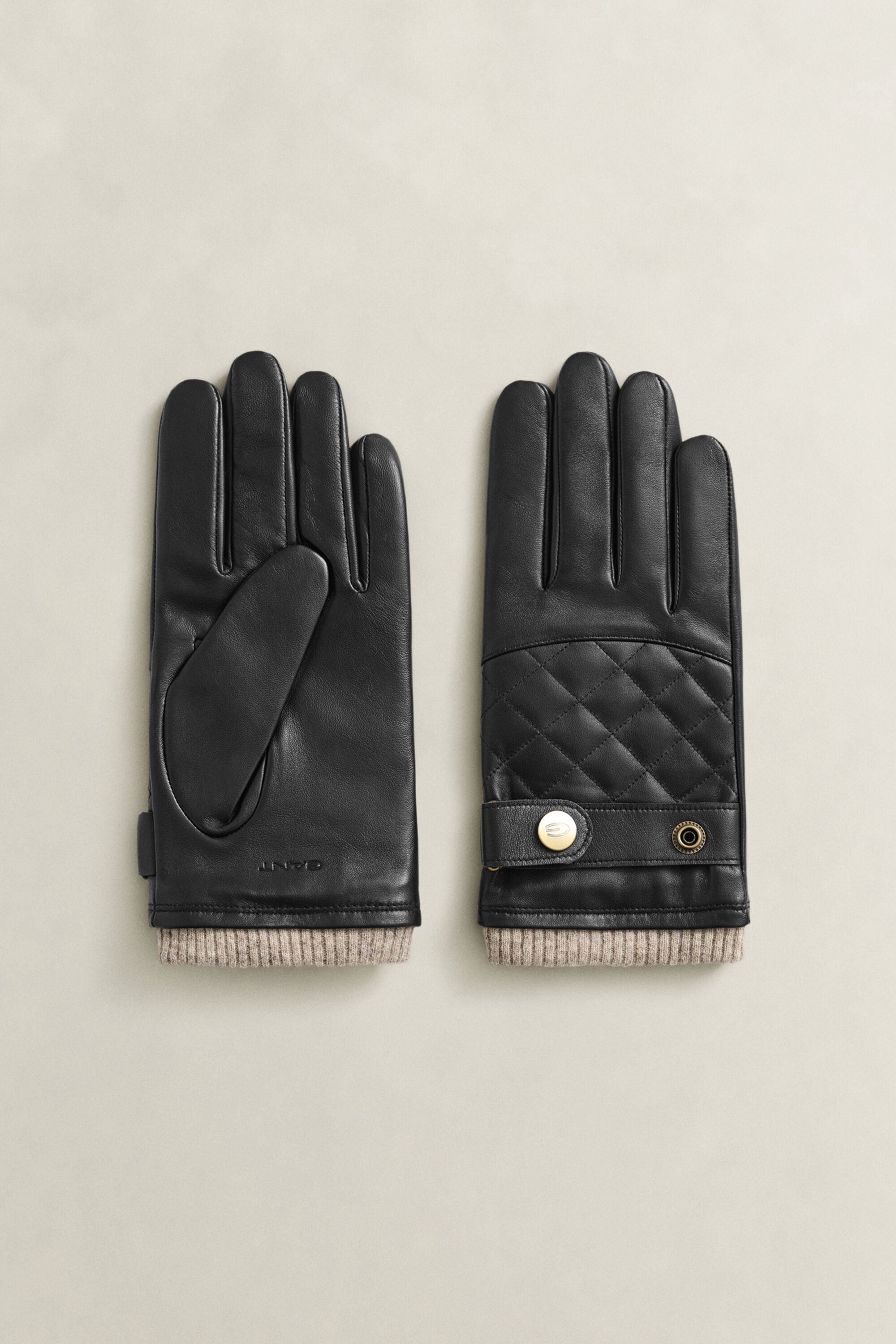 Guantes de piel de cordero acolchados