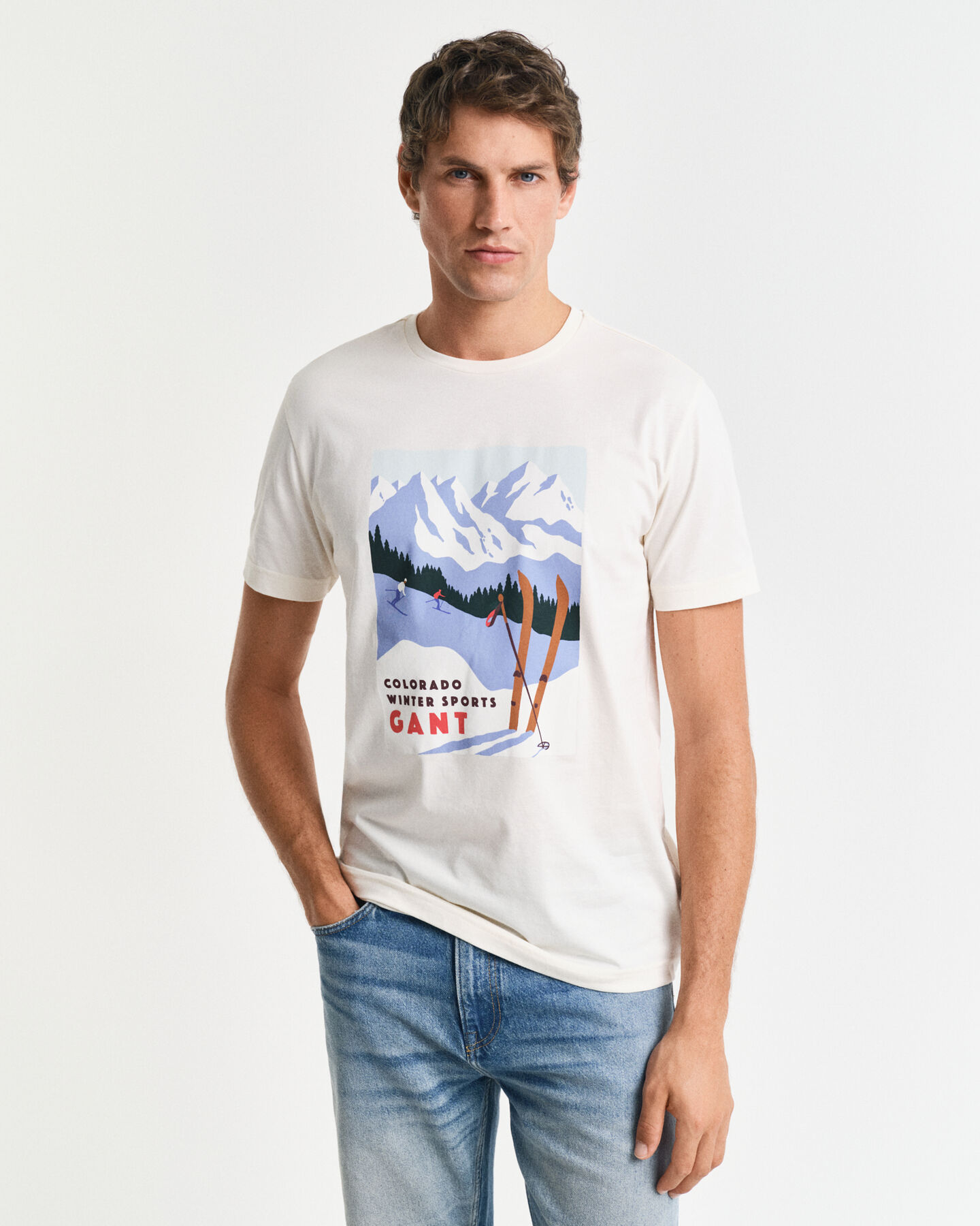 Camiseta con dise&ntilde;o GANT Winter Sports
