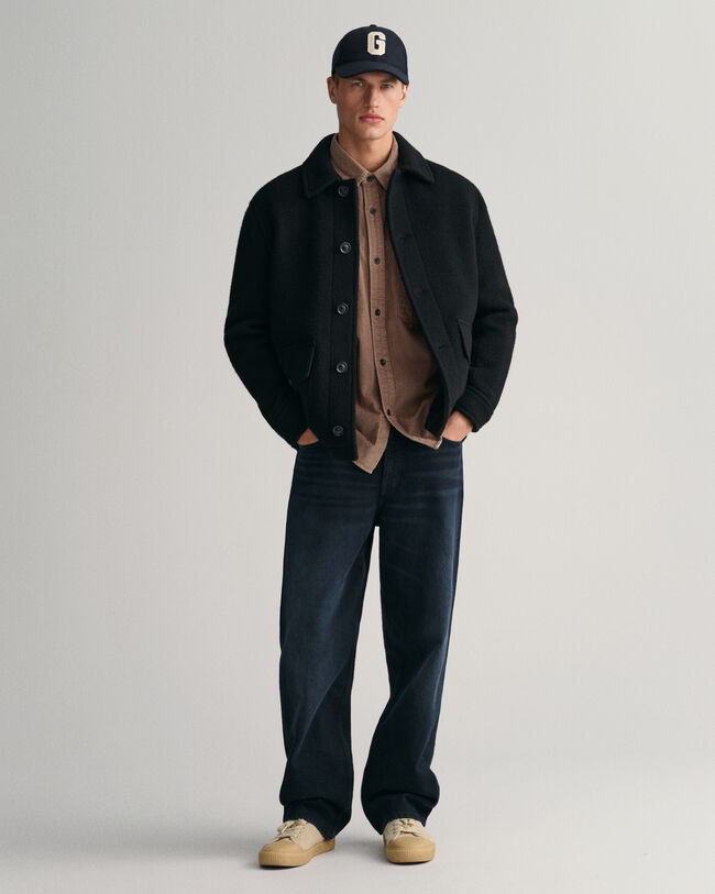 Chaqueta corta de lana