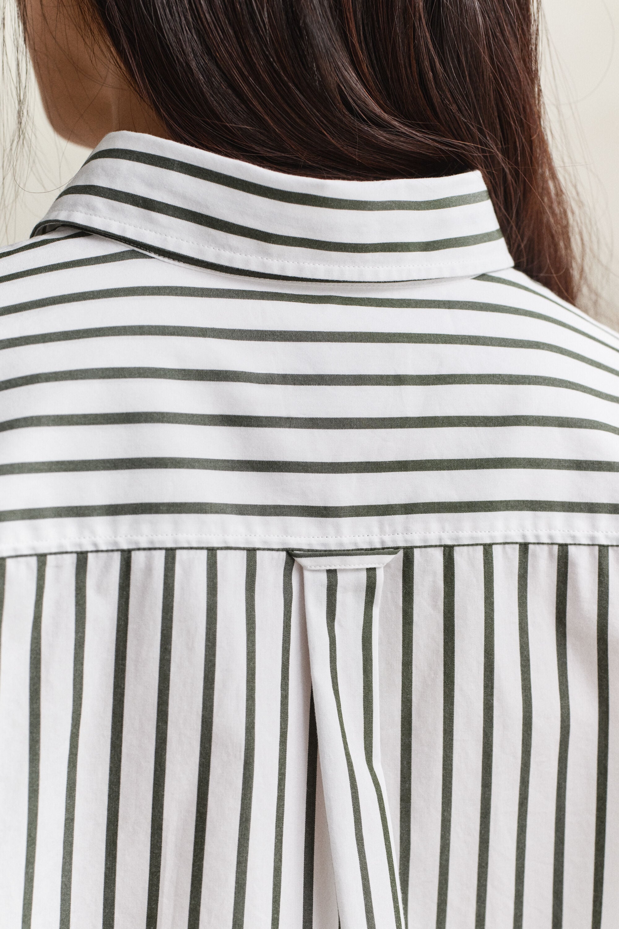 Camisa Relaxed Fit clásica de popelina a rayas
