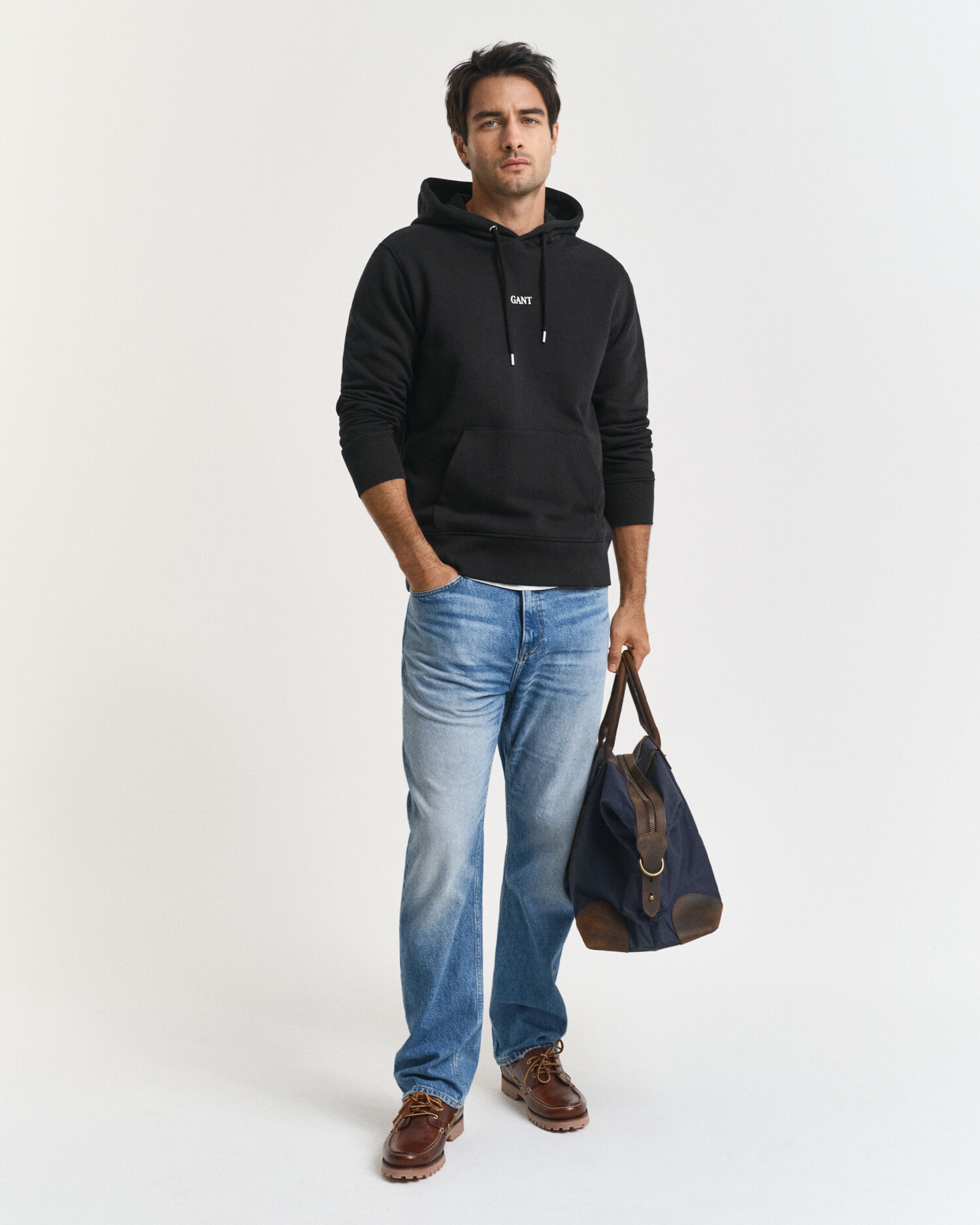 Sudadera con capucha y diseño de pequeñas dimensiones