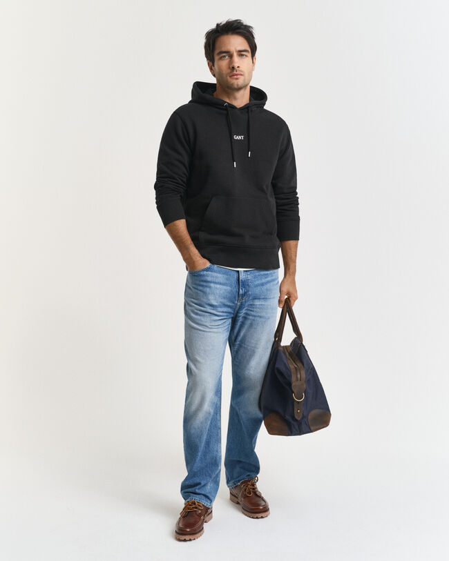 Sudadera con capucha y diseño de pequeñas dimensiones