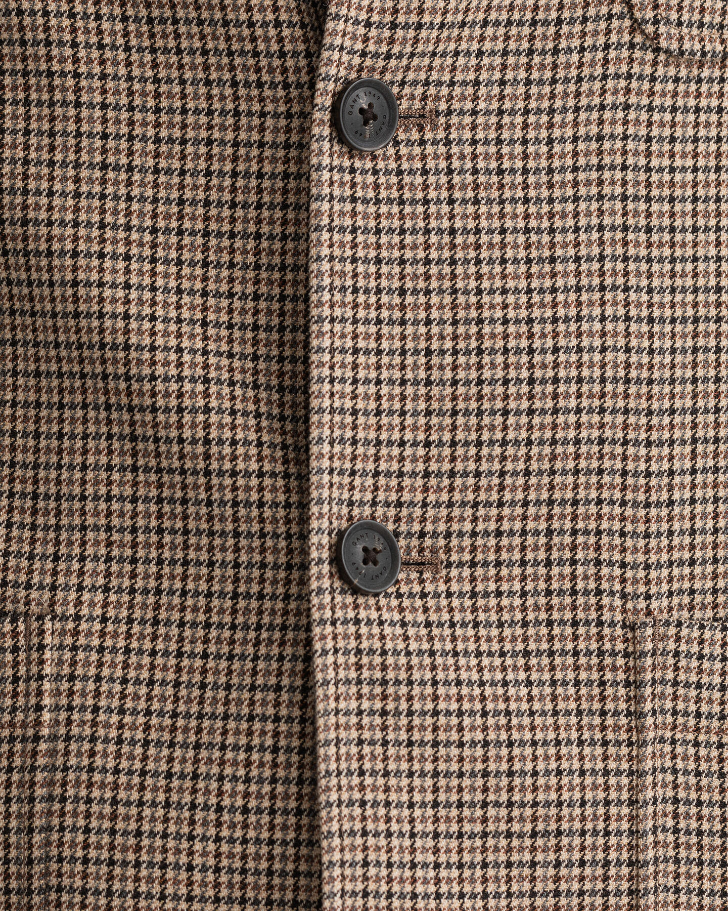 Chaqueta fruncida a cuadros