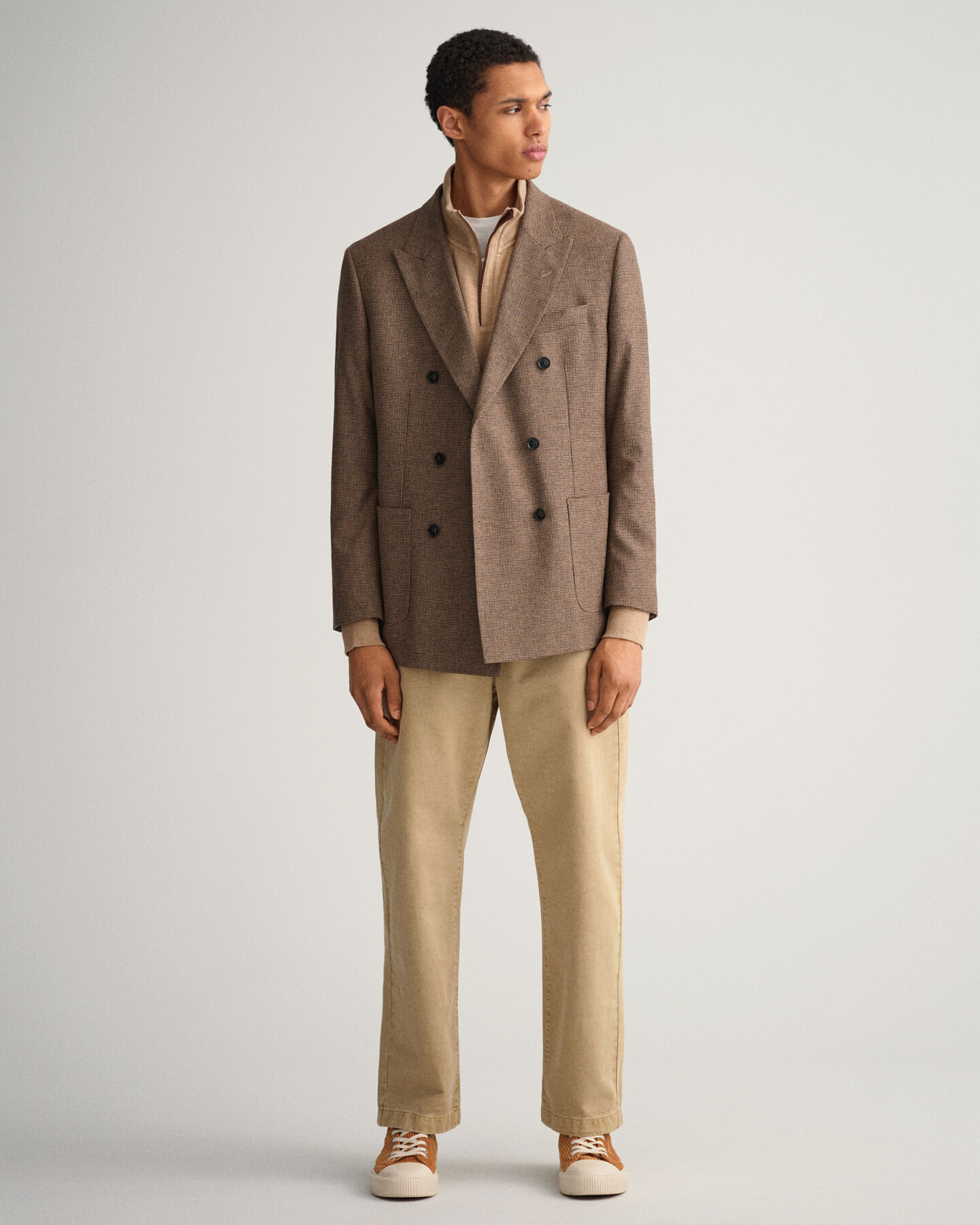 Sudadera Sacker Rib con media cremallera