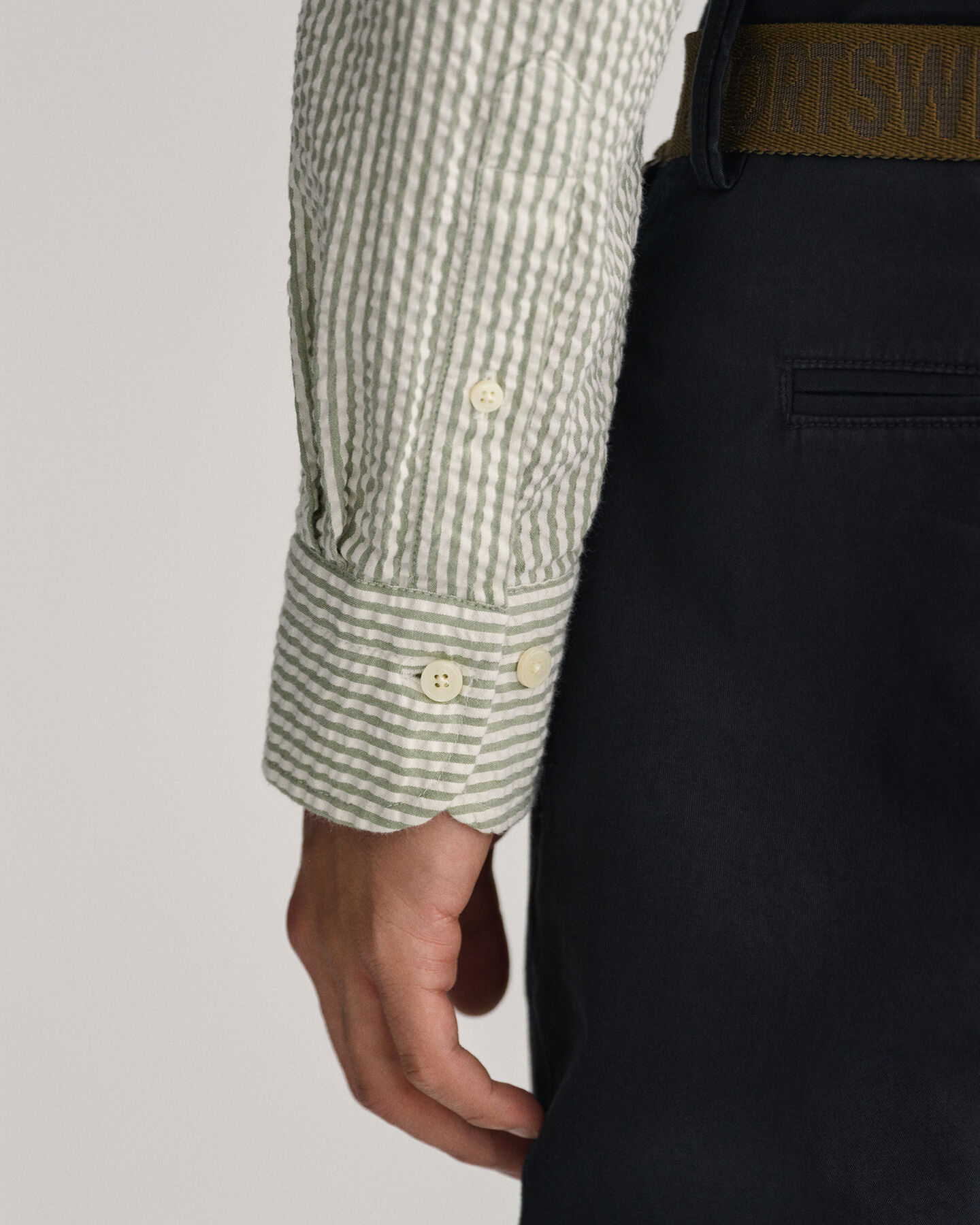 Camisa Regular Fit Seersucker