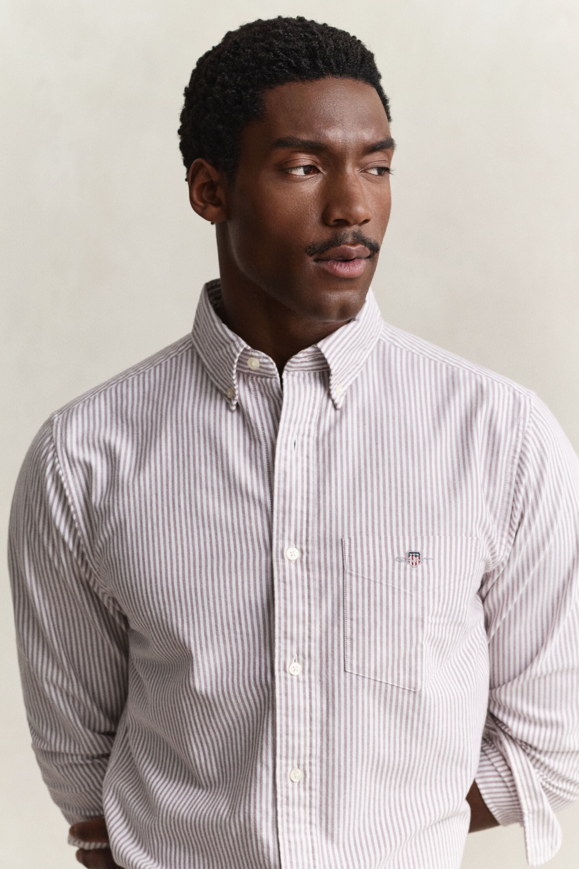 Camisa Oxford Regular Fit clásica de rayas